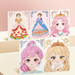 👑LAST DAY SALE ONLY ＄19.99!! 🎨 Princess Makeup & Diamond Painting Craft Kit – Mess-Free Paper Play, Realistic Fun for Girls ✨
