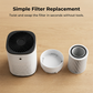 Compact Air Purifier for Home and Office