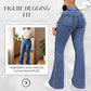 🥳2026 HOT SALE🥳💞50K+ SOLD!👵👖 50% OFF! High-Waist Stretch Flare Jeans – Gentle tummy control, comfy stretch. Flattering flare leg. Perfect for daily wear. 🌸✨