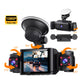 🚗 HOT SALE! ⚡3-Channel 1080P Dash Cam with Rotatable Lenses - 24hr All-Weather Monitoring, Clear Night Vision, Wide Angle, Loop Recording & Easy Install 📹