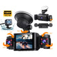 🚗 HOT SALE! ⚡3-Channel 1080P Dash Cam with Rotatable Lenses - 24hr All-Weather Monitoring, Clear Night Vision, Wide Angle, Loop Recording & Easy Install 📹
