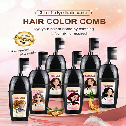 💇‍♀️ 3-in-1 Hair Color Comb | Color, Blend & Apply in One – Easy to Use at Home