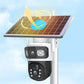 🔥2026 New upgrade & hot sale🔥Wireless solar-powered outdoor security cameras with dual lenses