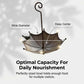 🐦 LIMITED-TIME 50% OFF! ✨ Hanging Umbrella Bird Feeder & Bath – Dual-Use, Rust-Resistant, Vintage Garden Decor ☂️