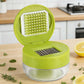 🧄⚡ Mini Garlic Chopper & Press – 2-in-1, Rust-Proof, Easy-Clean – Chop & Press in Seconds! 🍳