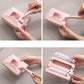 Handheld Double Roller Carpet Brush - Effortless Cleaning, Pet Hair Remover