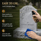 🏛️ Grave Marker Cleaning Spray + Microfiber Cloth – Removes moss and dirt – Cash on delivery 🔥✨