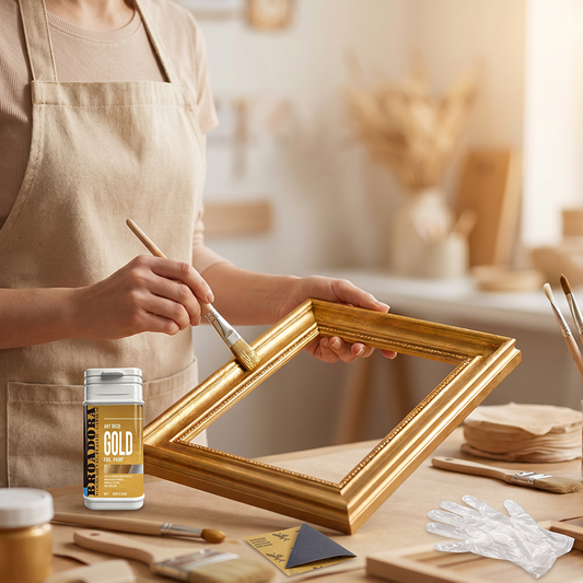 🖤 Black Friday Sale – Up to 50% OFF!⏰High Adhesion Multi-Surface Gold Foil Paint💛🖌️