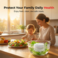 Compact Home Dishwasher, Ultrasonic Turbine Washer, Mini Portable Washing Machine for Business Trips and Travel