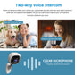 📹🔒Wireless Smart HD Security Camera – 360° rotation, night vision & 2‑way audio