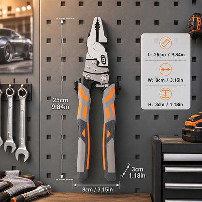 🛠️ 50% OFF! ⚡ Ratchet Lineman's Pliers – Cut, strip, grip & crimp in one ✨