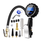 ✨50% OFF🔧 Digital Tyre Pressure Gauge & Inflator: ±1% Accuracy, 4 Units, Brass & Steel
