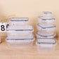 🍱 Food storage container set with lids – 12/16-piece set, ♻️ reusable – 💧 leak-proof, suitable for freezer ❄️, oven 🔥, microwave ⏲️ and dishwasher 🍽️