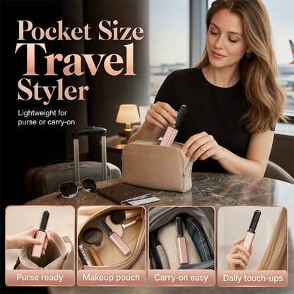 🔥HOT SALE 50% OFF🎁⚡50K+ SOLD! 👩Shape hair in 3 seconds! Create gorgeous hairstyles anytime anywhere. 💁Portable Wireless Mini Bang Styling Comb