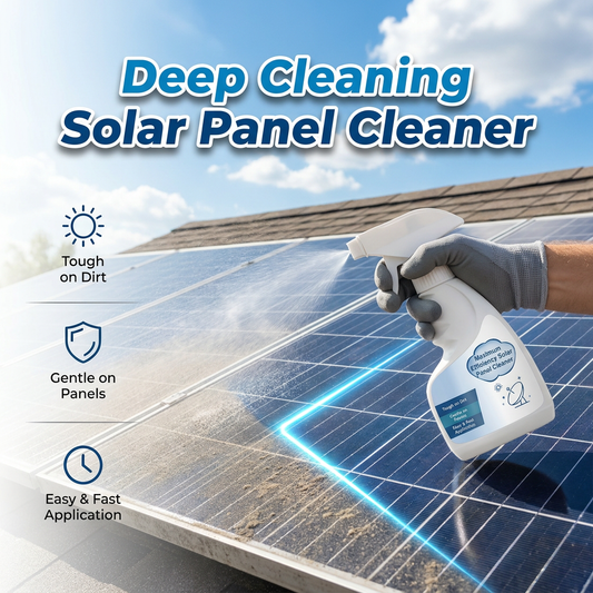 Maximum Efficiency Solar Panel Cleaner Spray