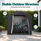 🏕️🚲Portable Weatherproof Bike Storage Shed for Bicycles & Outdoor Gear🔧