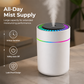📢📢50% OFF !! ⏰Mini USB Air Humidifier with Colorful Light for Bedroom and Car