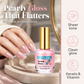 Pearl Pink Nail Polish 10ml No Bake Quick Drying Nail Hardener