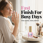 Pearl Pink Nail Polish 10ml No Bake Quick Drying Nail Hardener