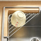 🧽 No More Slimy Sponges – Stainless Steel Corner Rack with Fast-Drain Tray. Keeps Counters Dry. UK Stock