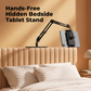🛏️ Watch in Bed, Hands-Free – Magnetic Tablet Stand with Hidden Mattress Base. No Shaking, No Drilling.