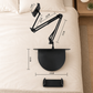🛏️ Watch in Bed, Hands-Free – Magnetic Tablet Stand with Hidden Mattress Base. No Shaking, No Drilling.