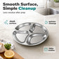 📢📢50% OFF !! ⏰4‑Compartment Prep Plate for Kitchen Organization