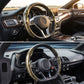 Mosaic Pattern Segmented Steering Wheel Cover