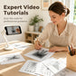 Kids 3D Stereoscopic Tracing Drawing Book with Coloring and Paper Cutting Activities