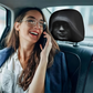Hooded Figure Car Headrest Cover