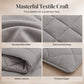 🛏️ Brushed Microfiber Comforter Set: Diamond Quilting, Moisture-Wicking, All-Season, 2 Pillowcases