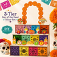 🎉 2026 Sale — Over 9,000 Sold! 💀🌼 Build your own Day of the Dead altar — three tiers, traditional hollowed patterns, and DIY painting option. A beautiful way to honor loved ones and celebrate the holiday. 🕯️