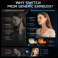 Open-Ear Clip-On Wireless Bluetooth Earbuds