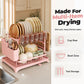 Space-Saving Kitchen Dish Drying Rack