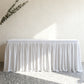 Pleated Table Skirt for Events