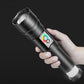Zoomable LED Flashlight with Power Bank Function