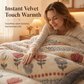 📢📢50% OFF !! ⏰Double-Sided Sherpa Fleece Comforter – Thick Warm Winter Quilt, Soft Velvet Feel | Cozy Bedroom Bedding for Ultimate Comfort❄️