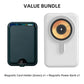 Value Bundle: Magnetic Card Holder with Adjustable Stand + Magnetic Power Bank