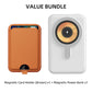 Value Bundle: Magnetic Card Holder with Adjustable Stand + Magnetic Power Bank