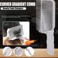 Curved gradient comb ( Free GIFT white comb )