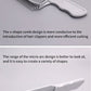 Curved gradient comb ( Free GIFT white comb )