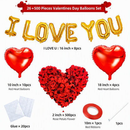 Valentine's Day Balloon Decoration Kit