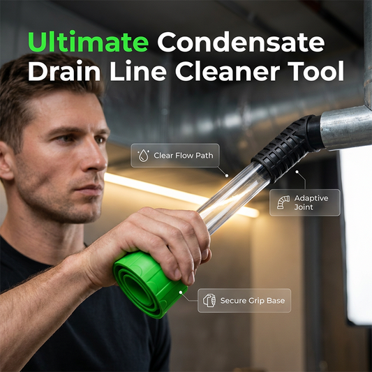 🔧 50% OFF! 💧 AC Drain Line Cleaner – Wet/dry vacuum adapter & clear tube ✨