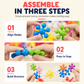 ❄️ Kids 3D Interlocking Snowflake Building Blocks