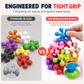 ❄️ Kids 3D Interlocking Snowflake Building Blocks