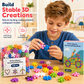 ❄️ Kids 3D Interlocking Snowflake Building Blocks