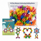 ❄️ Kids 3D Interlocking Snowflake Building Blocks