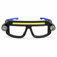 USB Rechargeable Double Sided Clip On Glasses Light for Outdoor Hiking and Reading