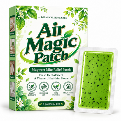 🌿Mugwort Mite Repellent Patches ✨Long‑Lasting Home Mite Deterrent Patch, Natural Herbal Mite Control for Closet Bed Sofa, 6 Patches Per Pack