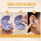 B115 3-in-1 Bluetooth Earphones ✨ Ear Clip · In-Ear · Sleep Modes | 🔇 Noise Cancelling | 🔋 Ultra Long Battery | 6 Pairs of Ear Tips Included